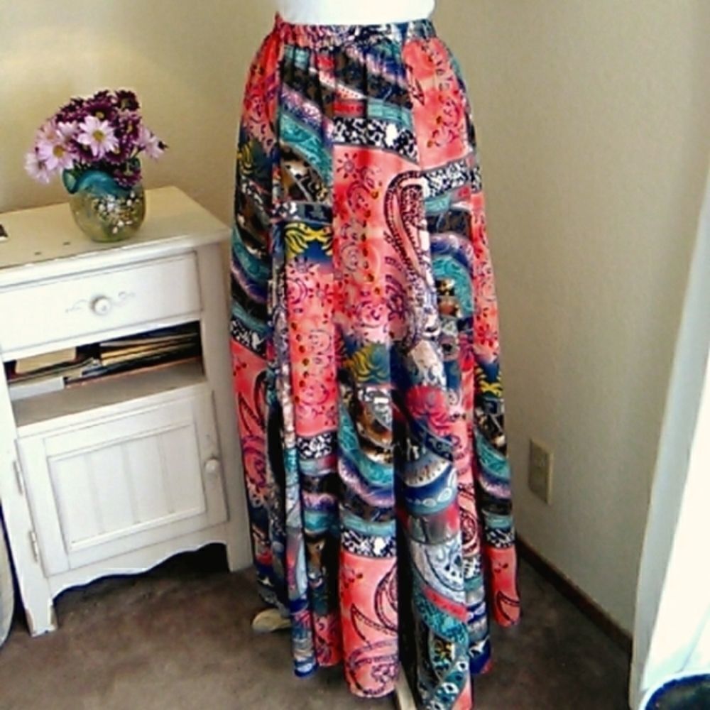 Lucky & Coco Bohemian Maxi Skirt